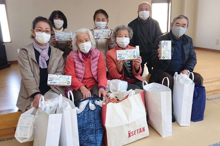 感染予防グッズの配付