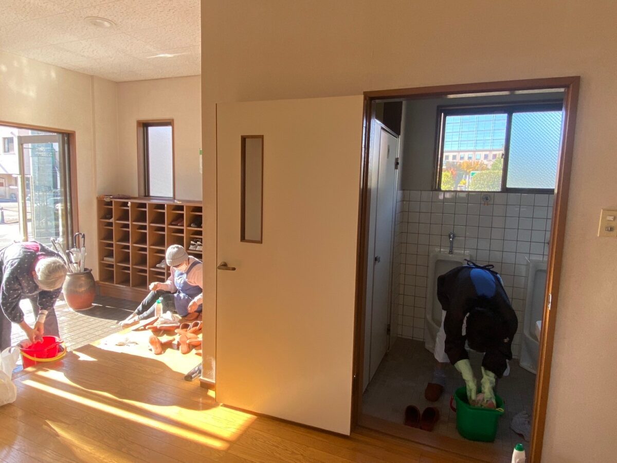 トイレもきれいに。